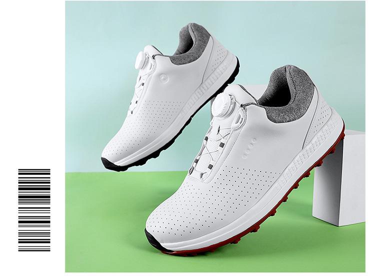 Men's Waterproof Spikeless Golf Shoes - Anti-Slip, Breathable Summer Style