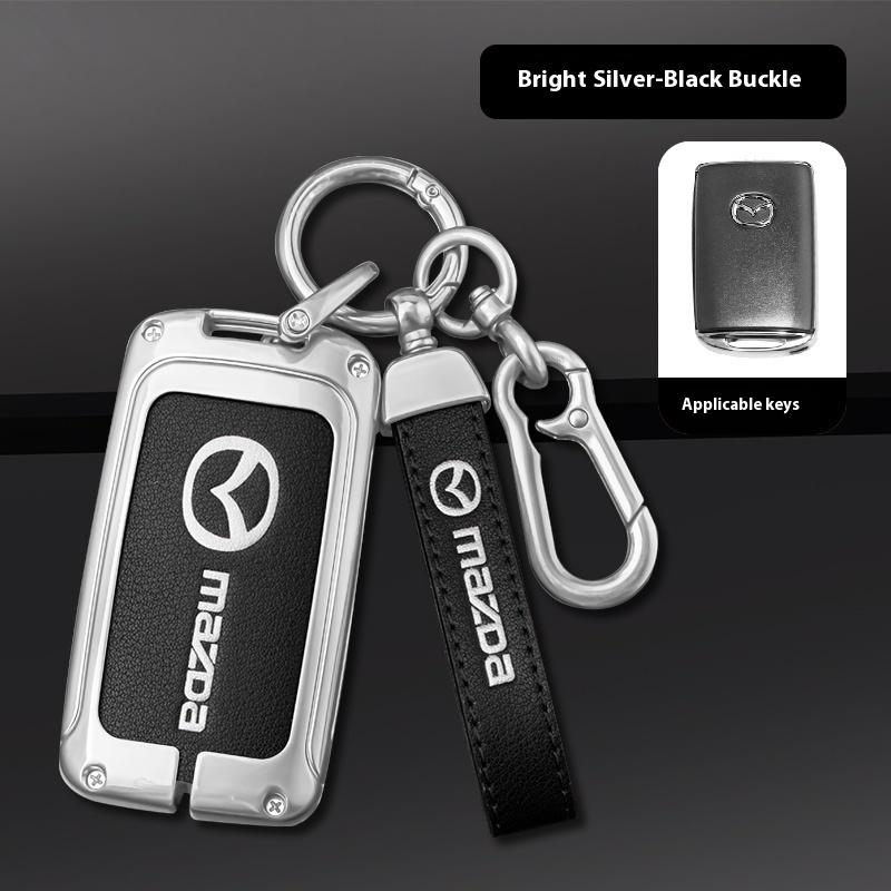 For Mazda Axela Atenza 3 2 6 CX3 CX5 CX30 CX8 CX9 MX5 RX7 RX8 SKYACTIV Zinc Alloy Car Key Holder Remote Protector Car Key Cover vf2