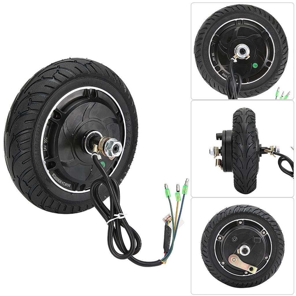 Electric Scooter Hub Motor 8inch Electric Scooter Brushless Wheel Hub Motor with  Tyre Motor Vehicle Accessory Hub Motor