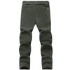 Men's Soft Shell Pants Assault Pants Plus Fat Oversized Polar Fleece Windproof Waterproof Warm Autumn and Winter Plus Velvet Hiking Pants