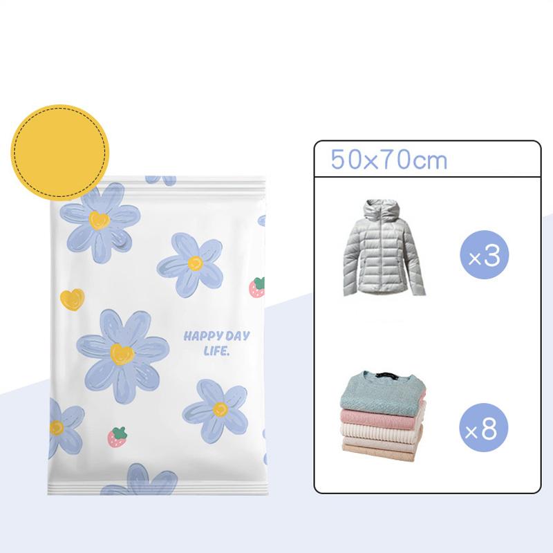 Vacuum Storage Bags Compression Bags for Clothes Thickened Material Space Saving Storage Organizer Travel Home Use Bedding Clothes Storage Bag