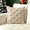 18x18 Inch Cushion Covers Embroidered Decorative Pillowcase New Tufted Pillow Covers  Holiday Party