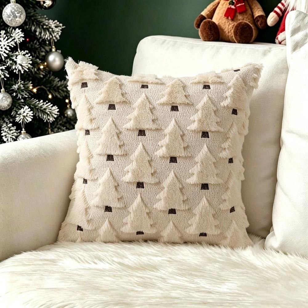 18x18 Inch Cushion Covers Embroidered Decorative Pillowcase New Tufted Pillow Covers  Holiday Party