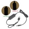 160cm USB 12V 12W Boost Power Cable Featuring LED Light Plastic Texture for Router Speaker LED Light Electronics