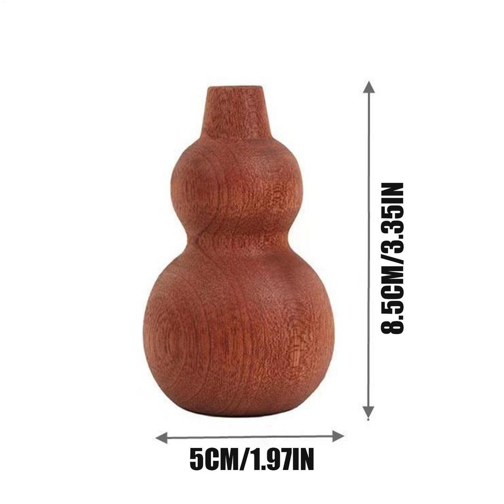 Wooden Flower Vase Handmade Plant Pot Retro Handcrafted Simple Dried Flower Vase Decor For Desk Shelf Bathroom Kitchen