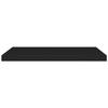 VidaXL Floating Wall Shelf Black 80x23.5x3.8 Cm MDF