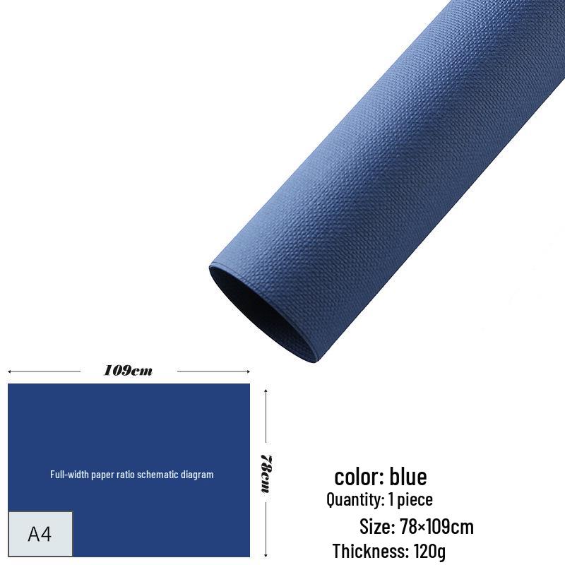 Linen Textured Wrapping Paper for Gifts - Solid Color for Holidays, Birthdays, and Photo Frame Decoration