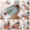 Chirstmas Snowmen Door Mats Anti-slip Small Rugs Shower Mat Kitchen Bedroom Floor Carpets Entrance Room Mats Home Decorations