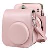 Solid Color Full Body Camera Leather Case Bag with Strap for FUJIFILM Instax Mini 11