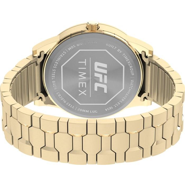 Timex UFC Men's Legend 42mm Watch, Gold Tone/Black/Gold Tone.
