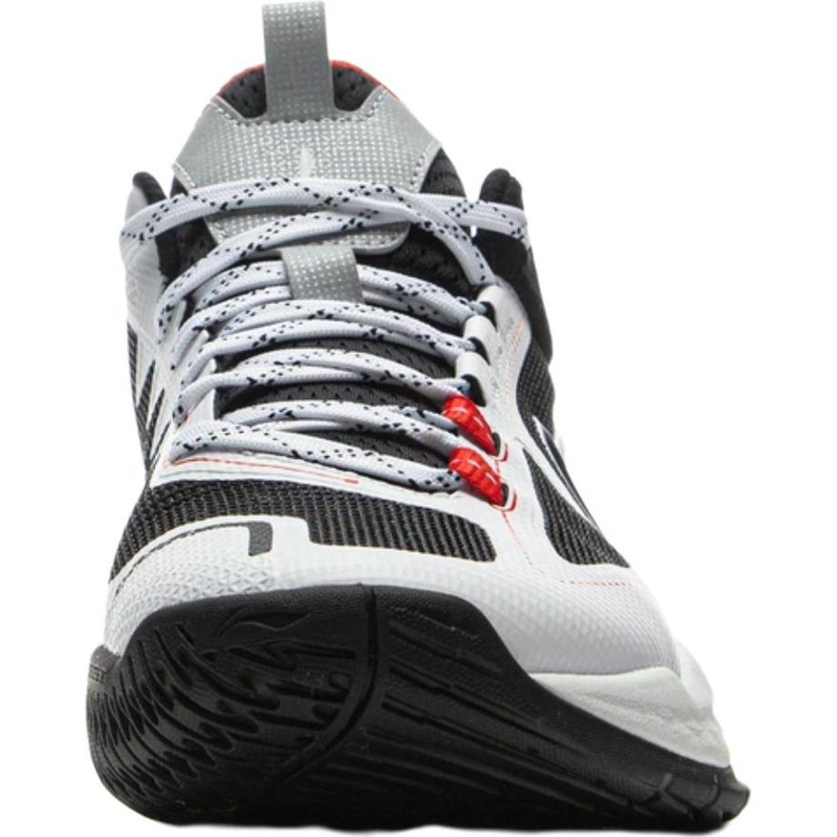 Li Ning Kids Basketball Long Fist Comfortable Soft Non-Slip Wear-Resistant Low-Top Basketball Shoes Men basketball shoes Black White YKBV018-7