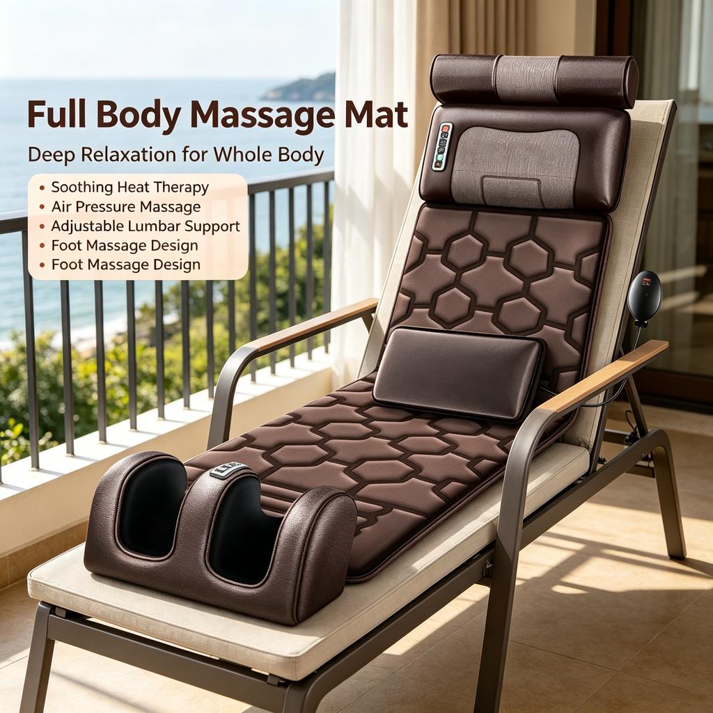 Multi-Function Massage Mat for Neck, Back, and Shoulder Relief, Premium and Effective