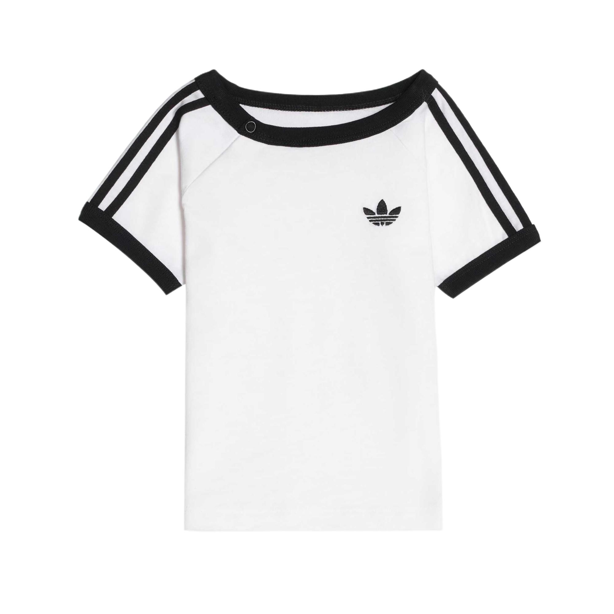 

Adidas 3 Stripe Color Block Fitted T-Shirt Kids tops KR3715 80