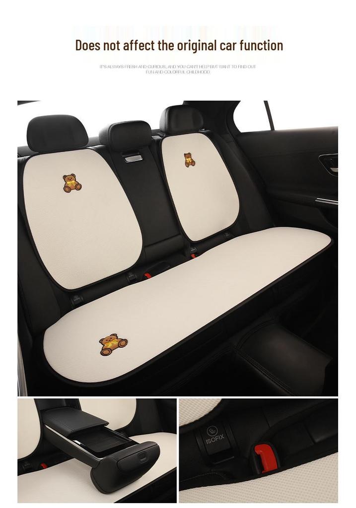 Adorable Bear Car Seat Cushion for Changan X7 PLUS, EADO, YIDAR CS75, CS55 - All Seasons