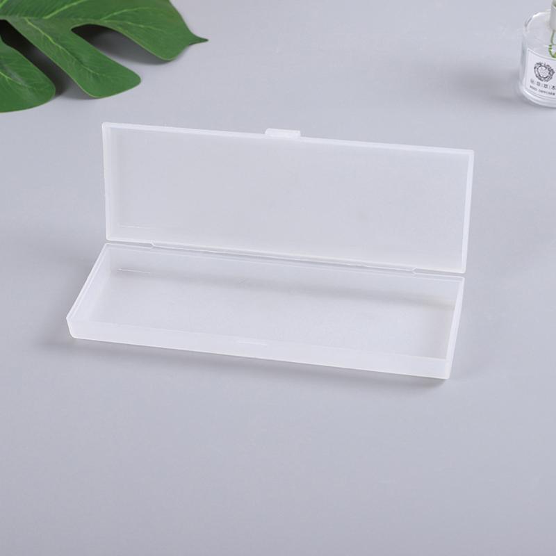 1 Stück Schule Büro Einfache Matte Transparente Plastikbox Mattiert Rosa Grün Weiß Stifte Aufbewahrung Schreibwaren Zubehör Federmäppchen