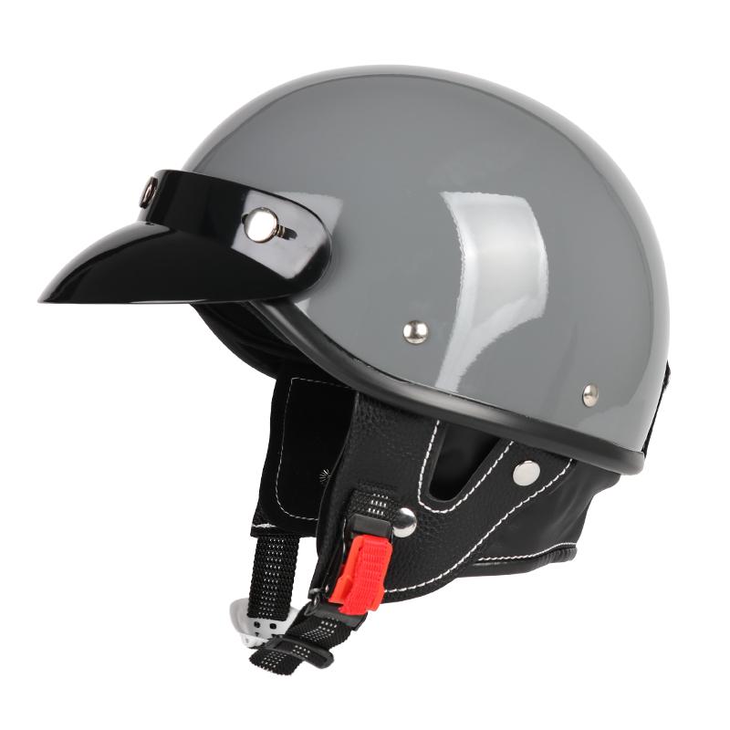 Vintage Japanese Motorcycle Helmet Cruiser Half Helmet Unisex Adult Child All Seasons Summer Simple Stylish Protection L09