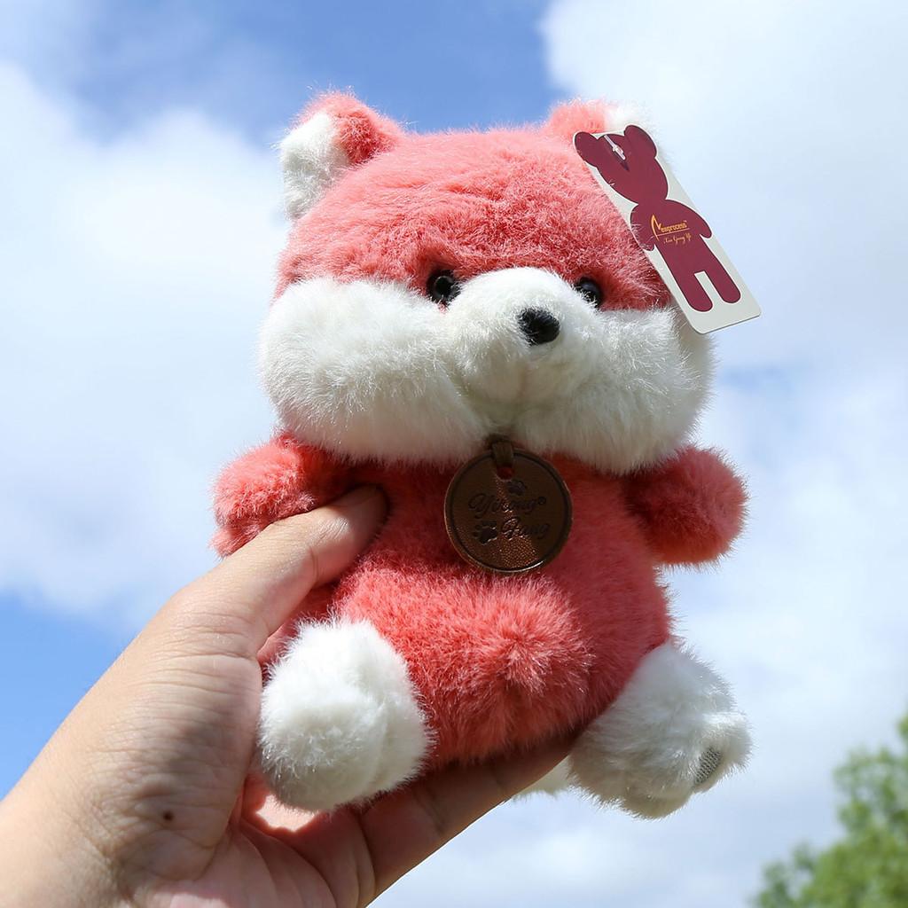 Elephant Penguin Fox Plush Figures Pack Short Faux Fur Kids Collecting Birthday