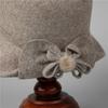 Middle-aged Hat Autumn and Winter Wool Warm Fisherman Hat Elegant Bucket Hat