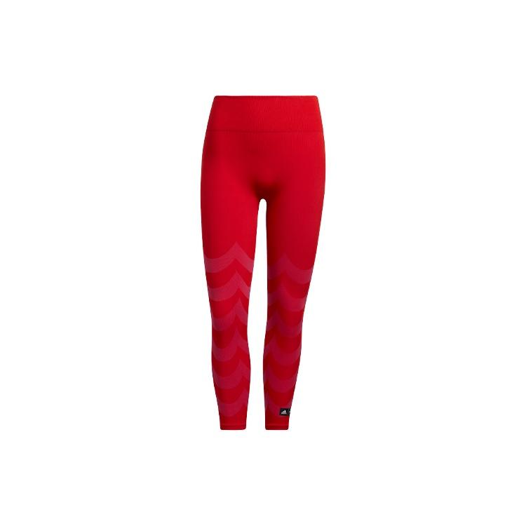 (WMNS) adidas Marimekko Aeroknit 7/8 Tights Asia Sizing Red Women s GU9526 M