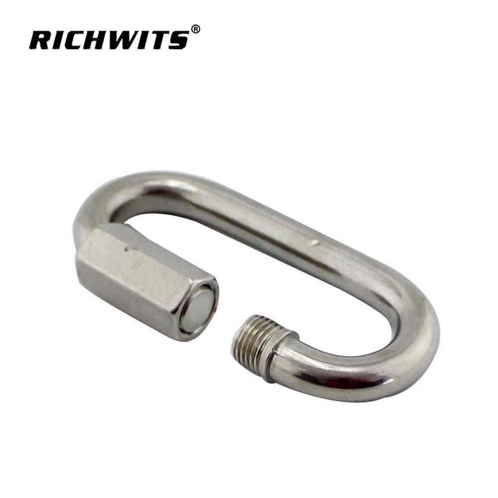 Stainless Steel Marine Quick Link Chain Connector and Yacht Shackle