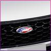 1 Adet Ford Mondeo Focus Fusion MK2 MK4 F150 F250 İçin Logo 11.5cm Araba Ön Kaput Logosu Arka Bagaj Rozet Çıkartması