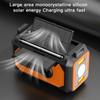 12000mAh Emergency Weather Radio Flashlight Solar Hand Crank Portable Emergency Radio Reading Lamp SOS Alarm for Outdoor Camping