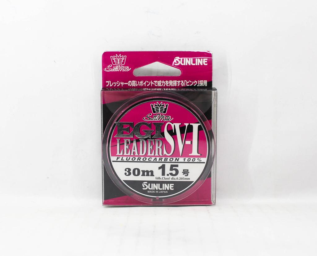 Sunline Fluorocarbon Leader Egi SV-1 30m Size 1.5 6lb (1218)