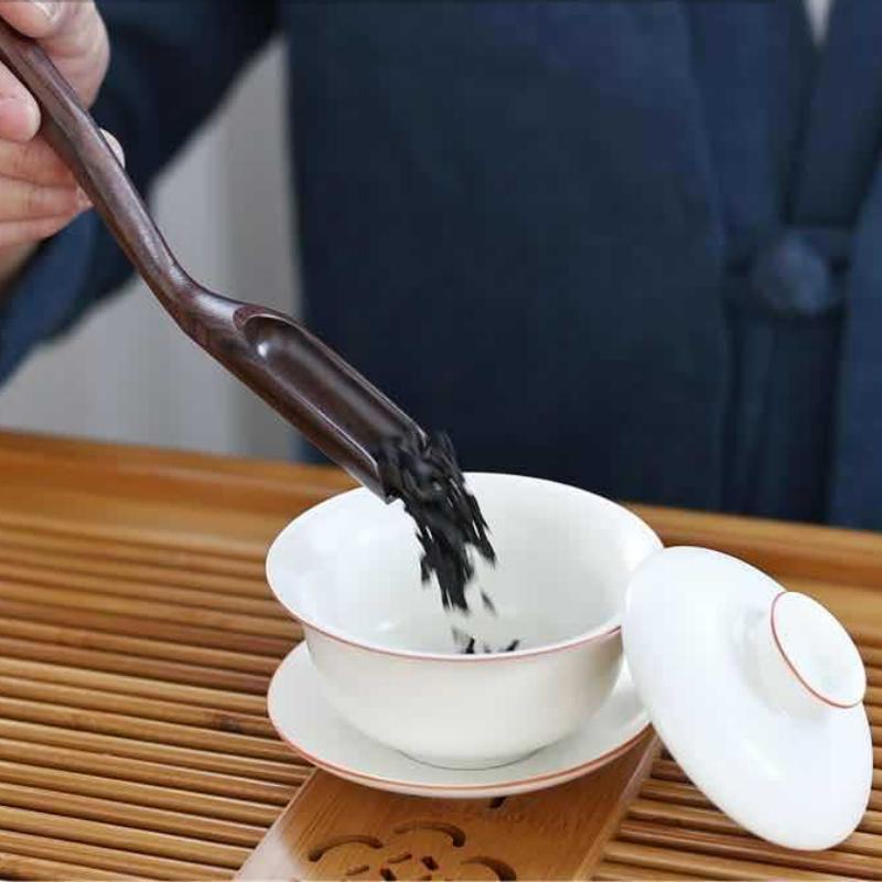Tea Accessories Chinese Kong Fu Wooden Bamboo Tea Scoop Teaspoon Kitchen Supplies Tea Scoop Portable Teaware Accessories New