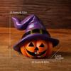 Halloween Witch Hat Pumpkin Figurines Table Decor Resin Party Props Halloween Decorations Holiday Table Centerpieces Ornaments