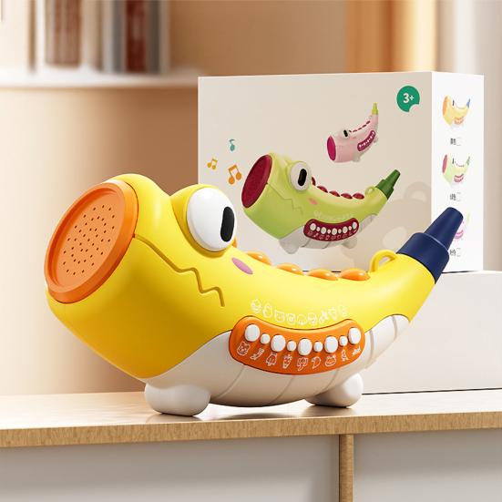 Kids Animal Caller Toy with 30 Realistic Sounds Farm Forest Dual Modes Educational Trumpet Toddlers Boys Girls