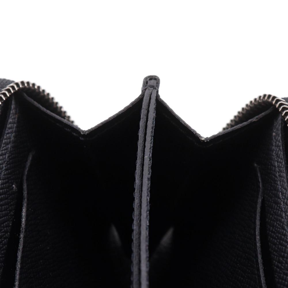 LOUIS VUITTON Zippy Coin Purse Vertical Coin Purse M81662 Monogram Eclipse black PVC mens Used