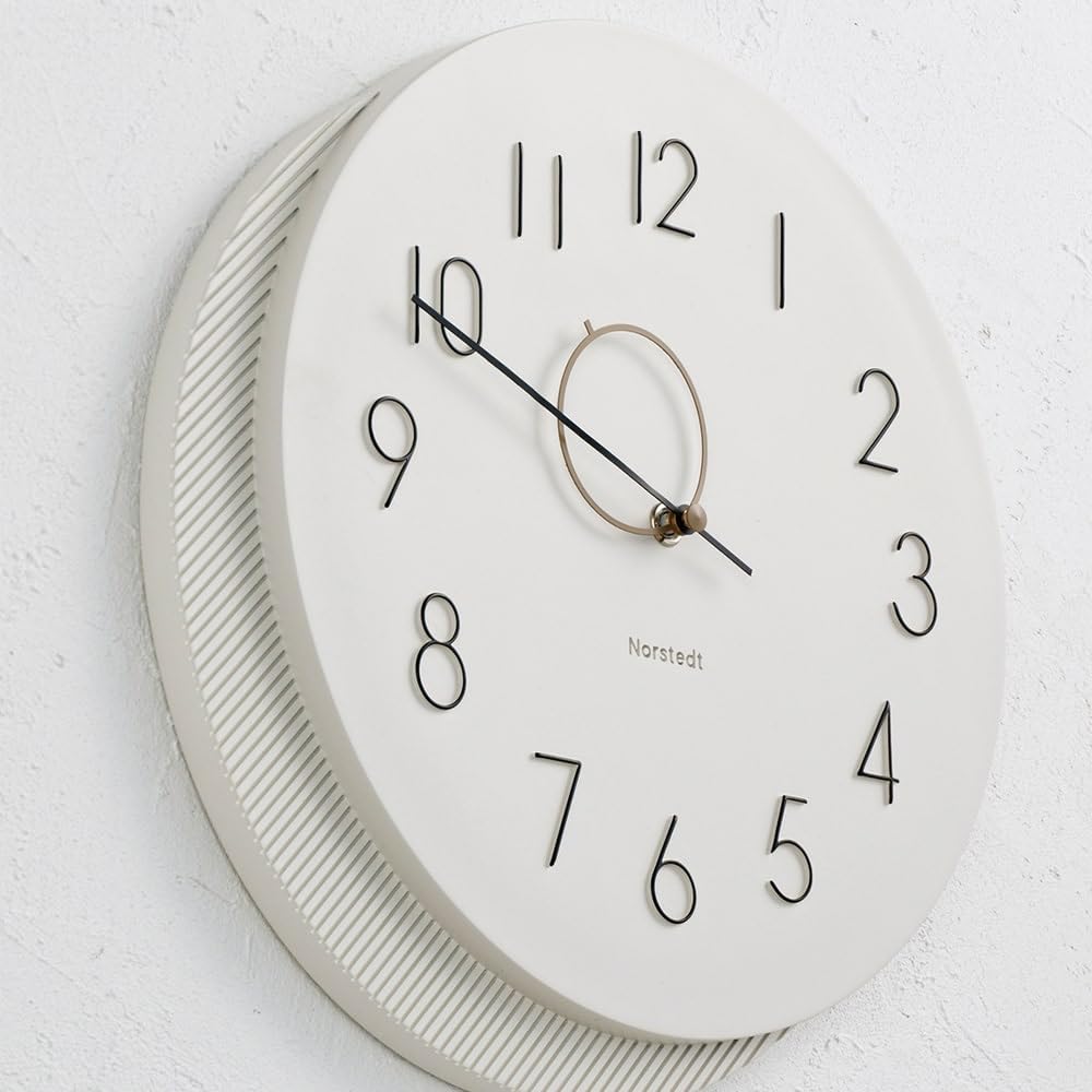 Interform Wall Clock CL-4466IV Mito Ivory