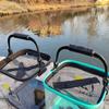 Transparent Foldable Fishing Bucket with Rope for Live Fish and Bait