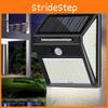 140led Security Solar Light Outdoor Motion Sensor Lamp For Garden Wall Courtyard