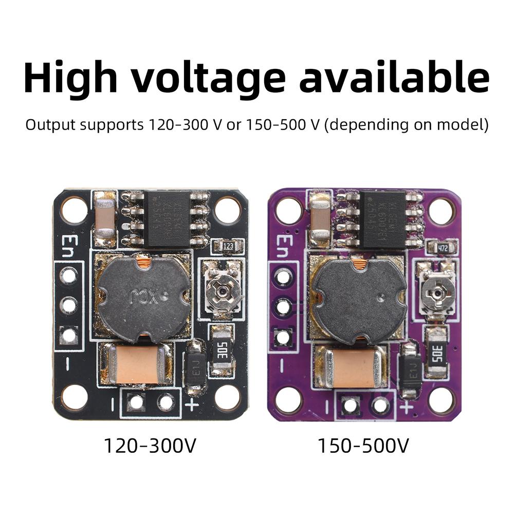 DC-DC Boost Converter Module 3.6-20V to 120-500V High Voltage Power Supply Mini Size for DIY Projects