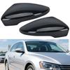 2x Car Rearview Side Mirror Cover Mirror Guard Covers Door Mirror Covers Caps for Volkswagen CC Scirocco 2009-2017/Eos 2009-2016