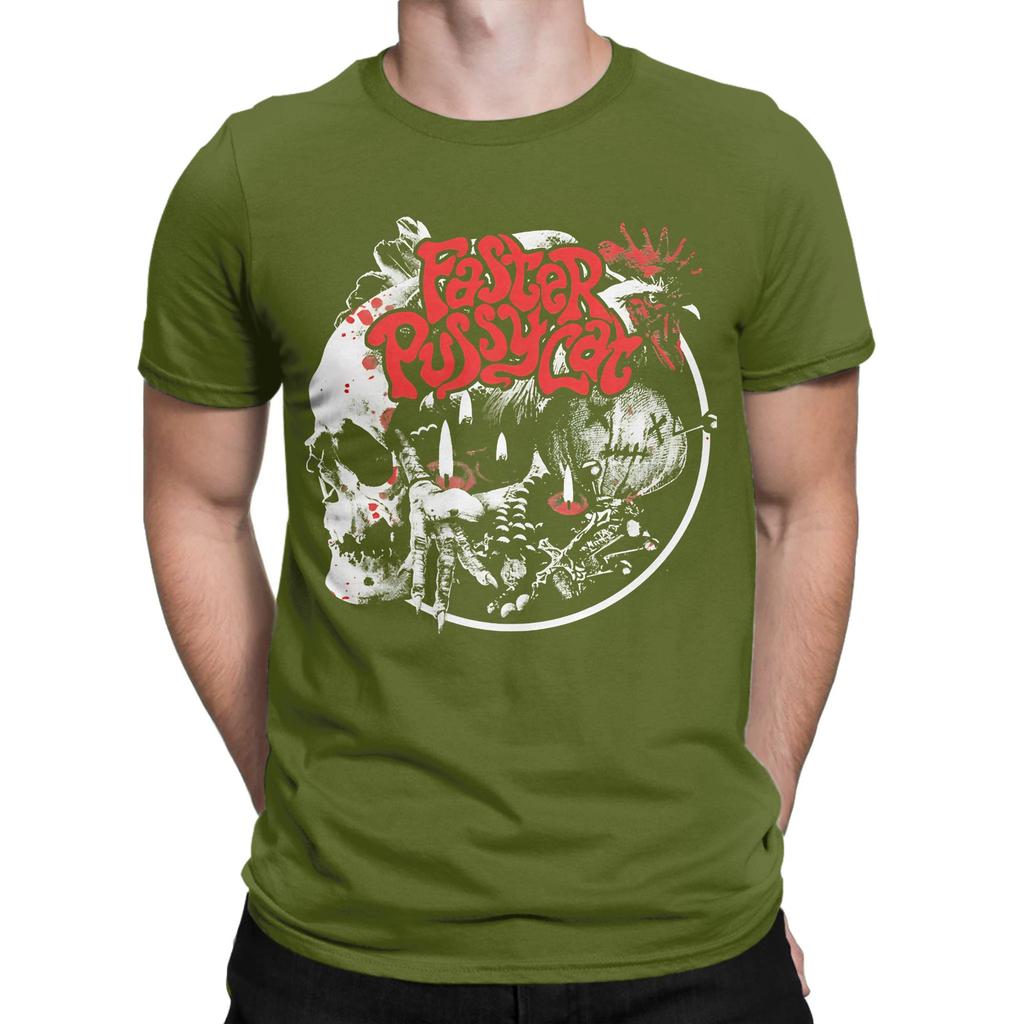 Faster Pussycat Novelty 100 Cotton Tshirt Faster Pussycat Tops Tees For Unisex