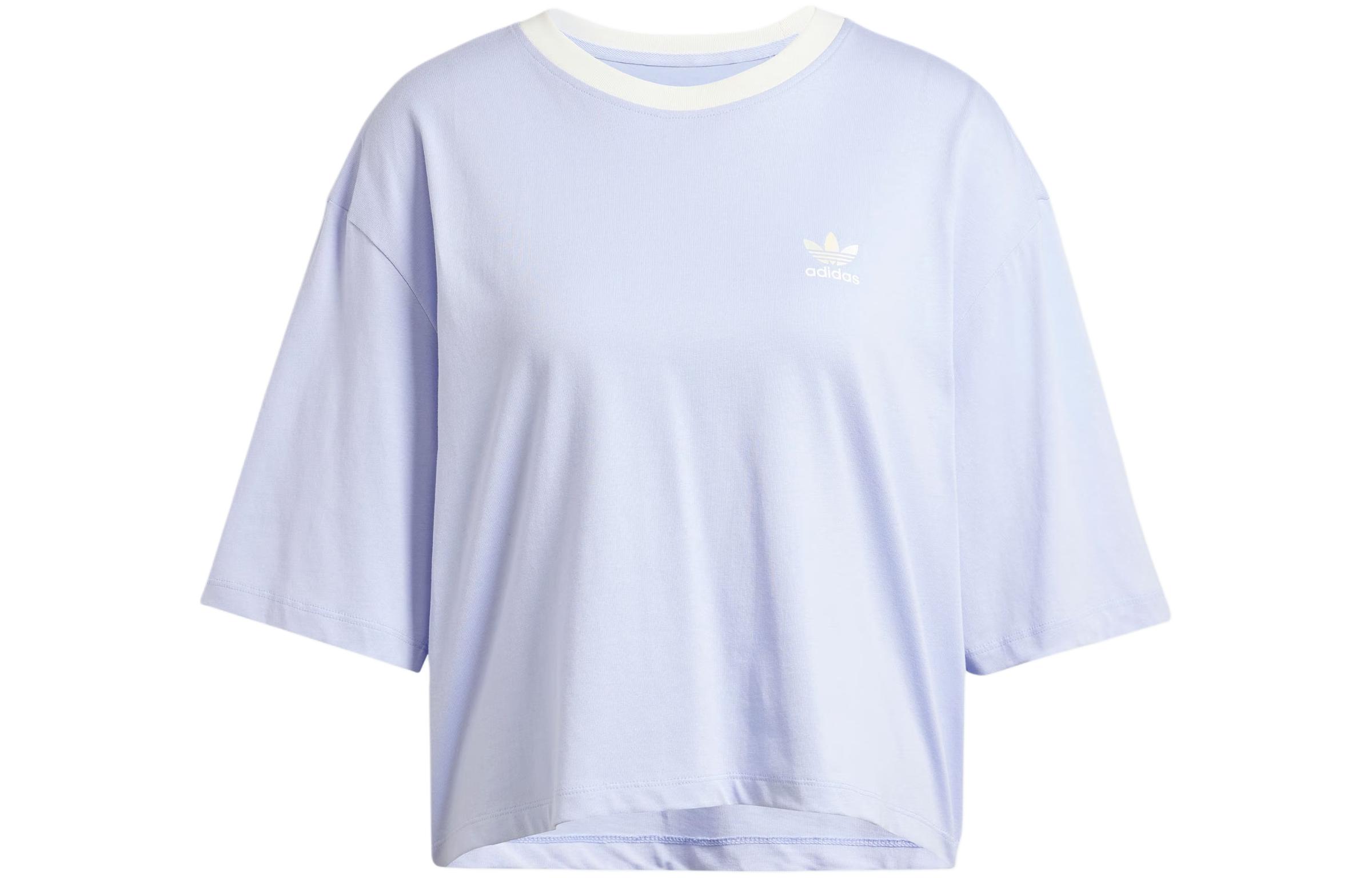 Adidas Originals T Shirt Women s Light Purple IT9820 XL