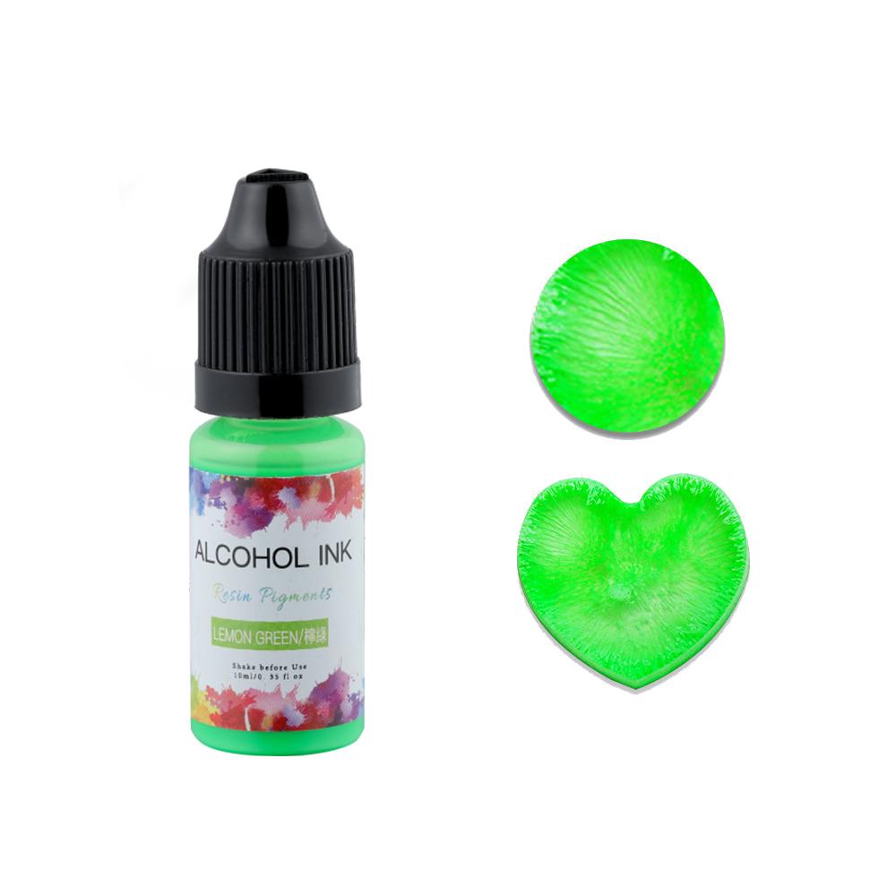 10ml Epoxy Resin Diffusion Pigment Resin Pigment Alcohol Ink Liquid Colorant Dye Diffusion Ink for Epoxy Dyeing Jewelry Making