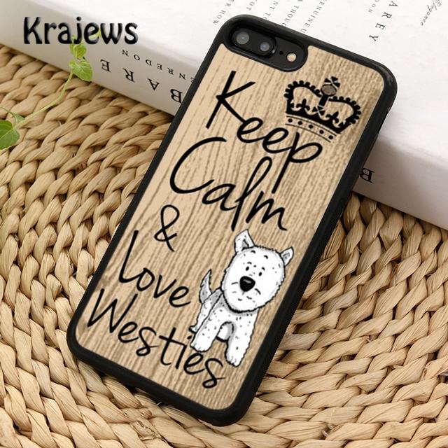 Krajews Cute Animals Westie Dog Soft Phone Case Cover For iPhone 14 6s 7 8 Plus XR XS 11 12 13 Pro Max Samsung S21 S22ultra Plus