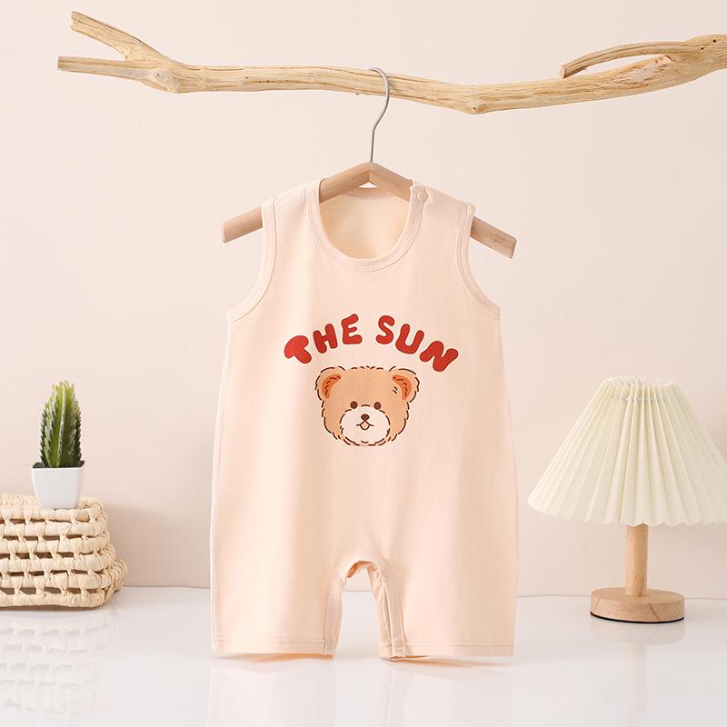 Infant Pure Cotton Summer Bodysuit Romper