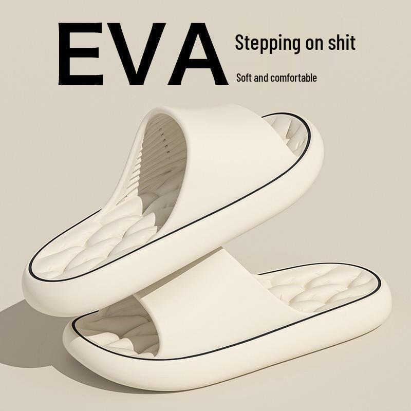 High-End Men's Non-Slip Odorless Indoor Slippers: Stylish Bathroom, Bathing, and Home Sandals for Summer.