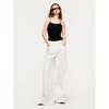 ELLE Women's High-Waist Wide-Leg Drape Casual Pants