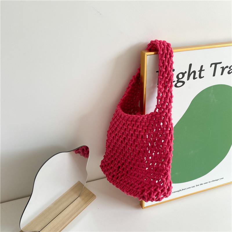 

Trendy Yellow Handheld Shopping Bag For Children With Chic Open Design Perfect For Everyday Use маджента