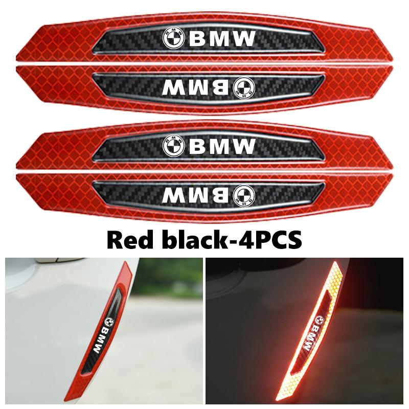 4pcs Car Door Handle Bowl Protective Film Reflective Sticker For BMW Performance X1 M3 M6 F01 F02 E34 E36 E60 F10 F20 X6