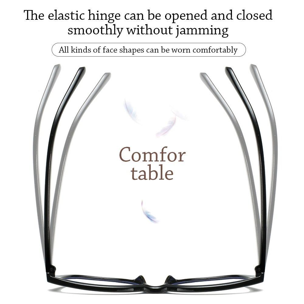 Ochelari de lectură pentru femei de modă Ochelari de citire din rășină cu lumină anti-albăstruie Ochelari prezbiopi cu mărire +1,0 ~+4,0