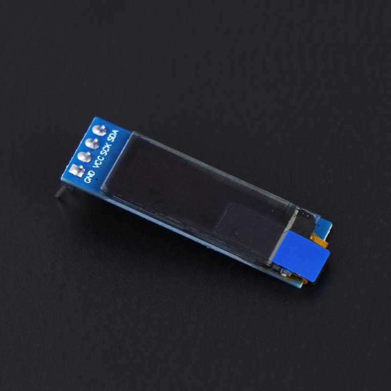 0.91 Inch I2C Iic Oled Lcd Display Module 128X32 Blue/White Color Ssd1306 Driver Ic Dc 3.3V 5V Diy Module
