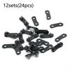 12set Chainsaw Chain Links Connectors 3/8 LP .050 Inch Links Tie Straps For Chainsaw Preset Straps Metal Garden Power Tools