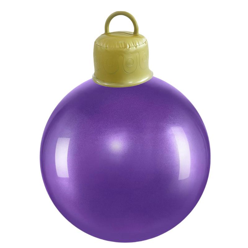 

1 шт. рождественские украшения для патио подвесные ПВХ однотонные рождественские шары большого размера 60cm