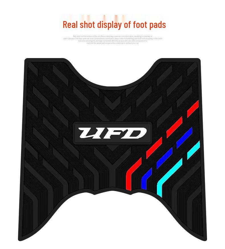 Haojue UFD125 Rubber Footrest Grip Mat for New Xingzhi 125 Motorcycle (HJ125T-51)